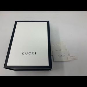 Gucci box for a bag. Box size is 10”x7.6”x4.6”